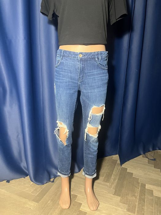 Джинсы женские тёмно-синие