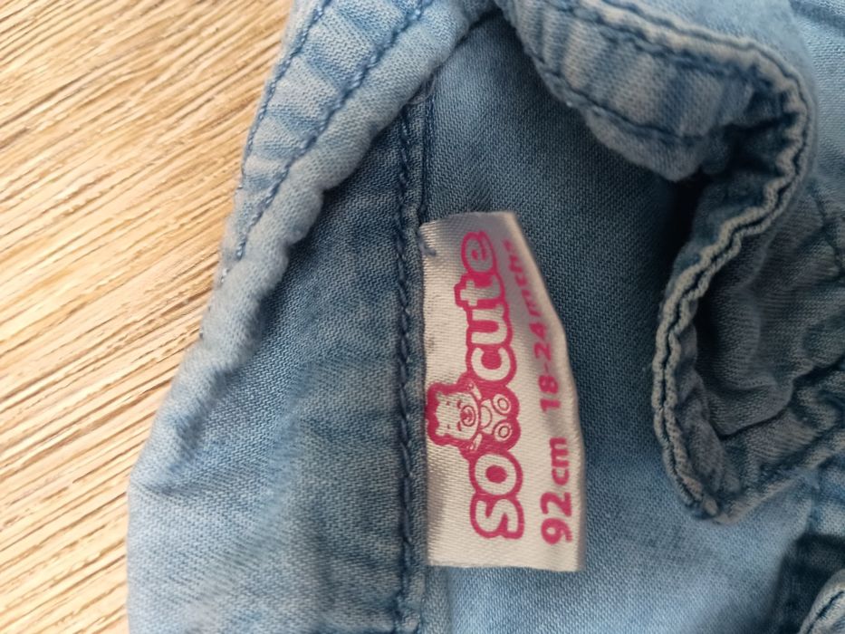 Koszula jeansowa w kwiaty