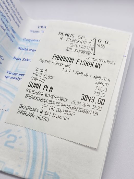 Casio G-Shock GWG-2000 1A5 gwarancja