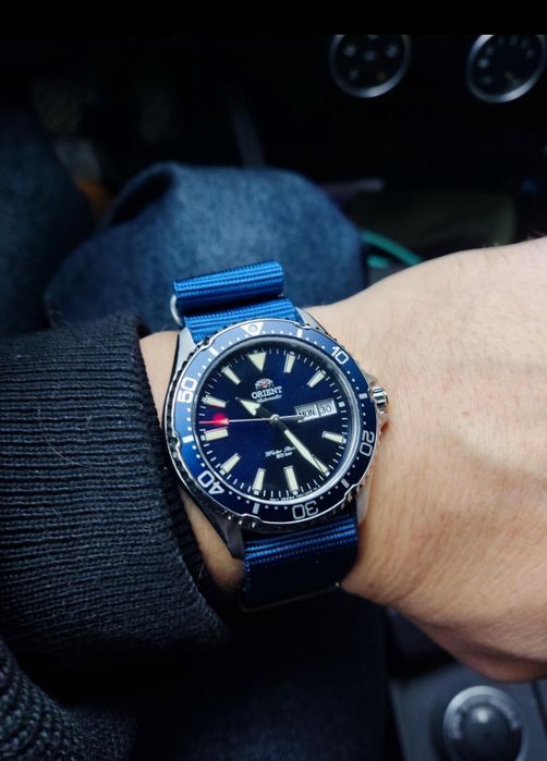 Чоловічий годинник Orient Mako III з автопідзаводом 200M Сапфір

Чолов