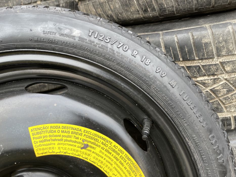 Запаска R18 125 70  докатка