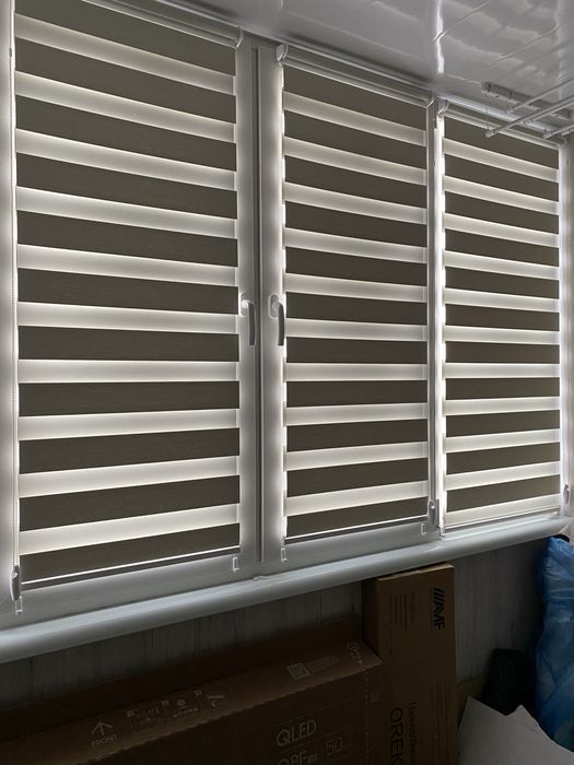 Тканевые ролеты для дома. Качественые жалюзи день ночь. Рулонные шторы