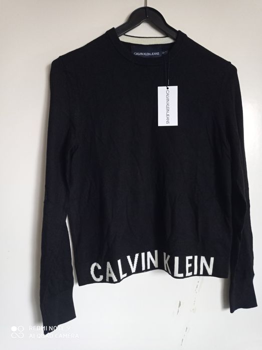 Calvin Klein jeans XS Sweterek Damski z metką