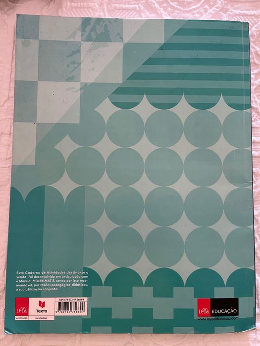 Caderno Exercícios Matemática 5.ano ISBN 978-972-47-5684-4
