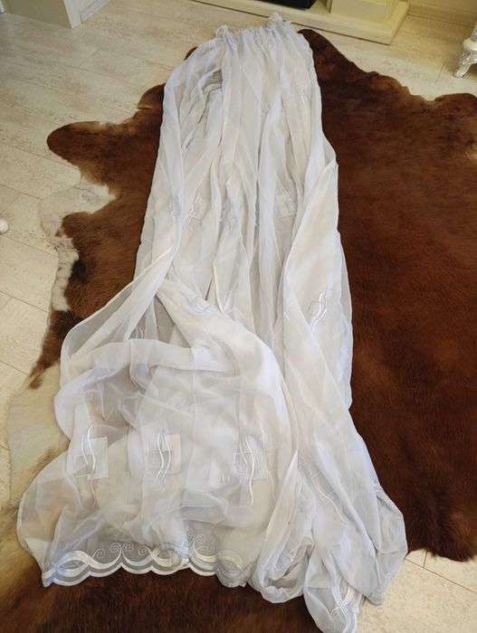 Тюль шифон 2 шт по  2.66*3,20