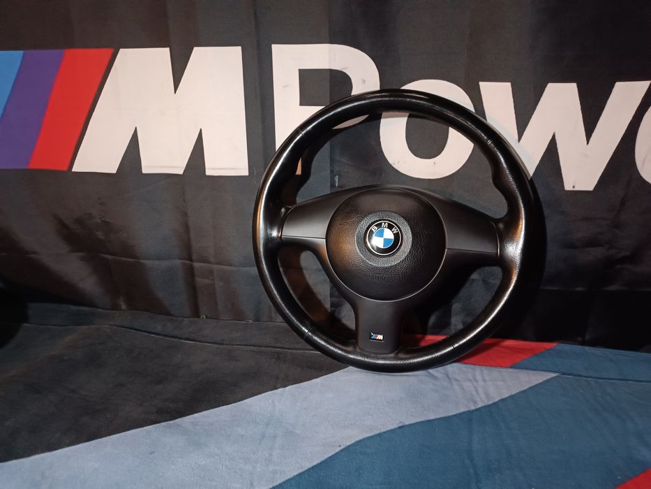 Volante pack M em pele preta original para bmw