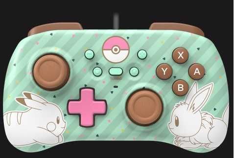 HoriPad Mini Controller – Pokémon: Pikachu & Eevee – Nintendo Switch64584568977154120