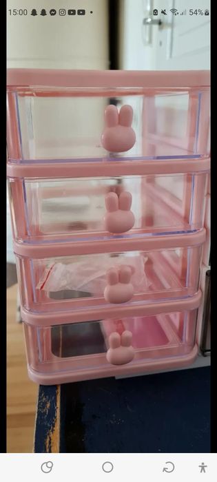 Organizer / kuferek na kosmetyki, przybory