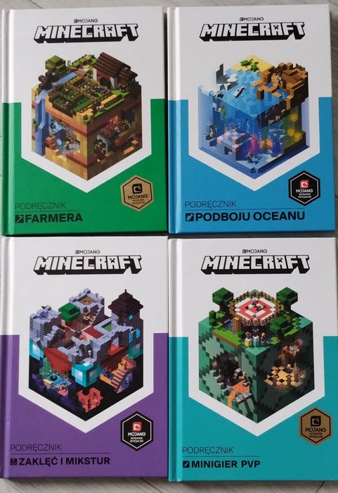 Minecraft Podręczniki 4 szt