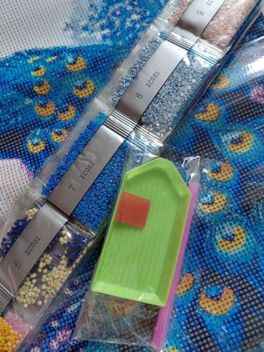 Алмазна мозаїка, картина кристалами