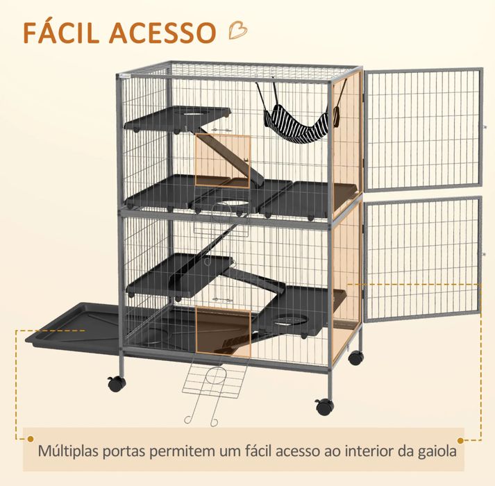 LOJA!! - Gaiola Grande para Esquilos - PORTES GRÁTIS
