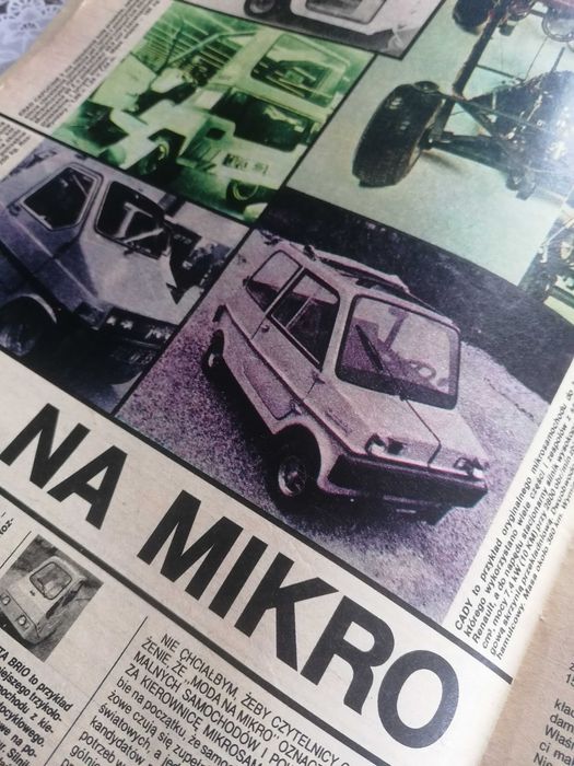 Gazeta MOTOR 1981 nr 8 MIKRUS  RAJD Fiat 125p PRL antyk klasyk