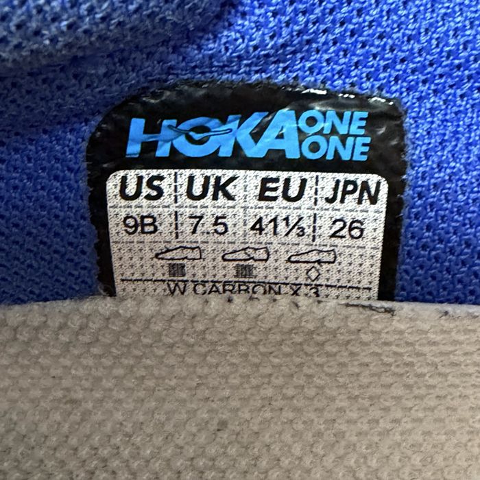 Оригінальні кросівки Hoka Carbon X3 для бігу 41р 26см