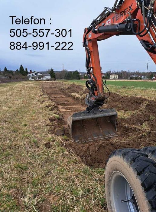 Usługi Koparką Wywrotkami Prace ziemne , Wjazdy, Drogi dojazdowe Drenaże Transport i sprzedaż ziemi, kruszywa, piasku - województwo świętokrzyskie