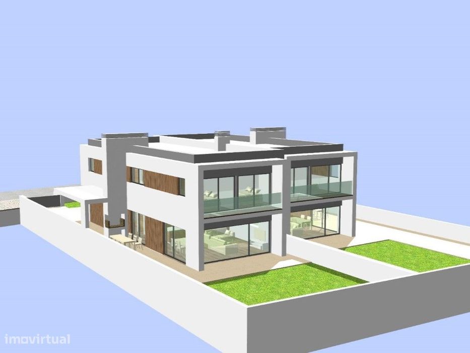 Moradia T4 Moderna em Construção - Próxima da Praia em Santa Cruz /...