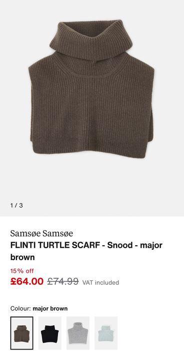 Манішка, накладний комір, шарф Samsoe&Samsoe