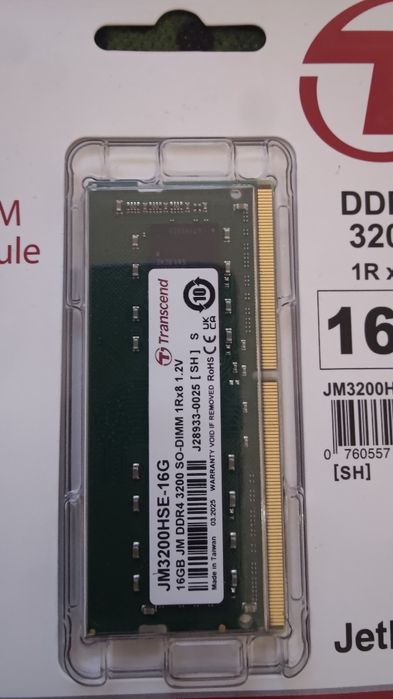 Transcend SO-DIMM DDR4 3200MHz 16Gb