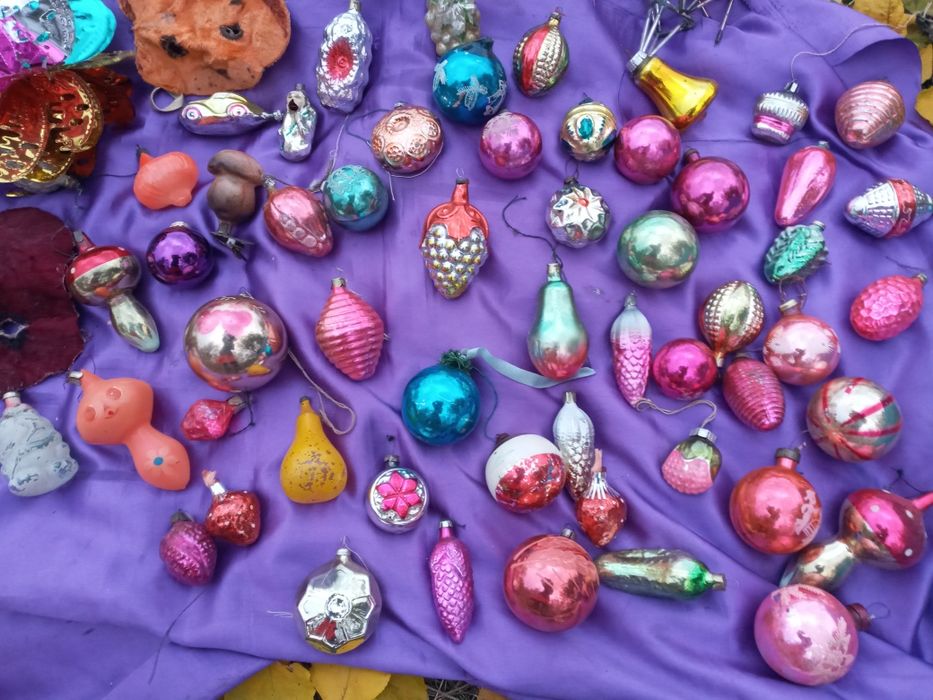 игрушки СССР , лимон , груша , вишня ,огурец