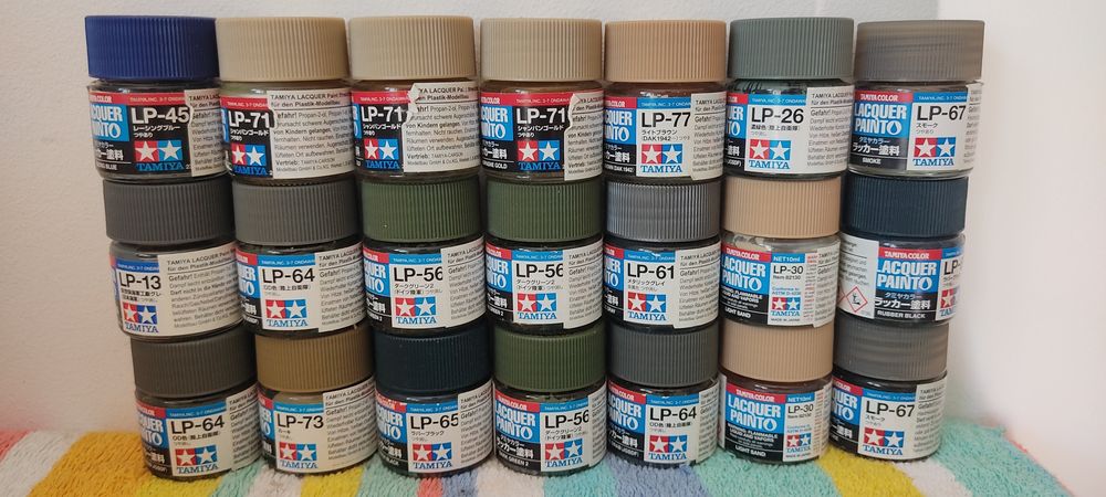 130 Tintas Tamiya Lacquer