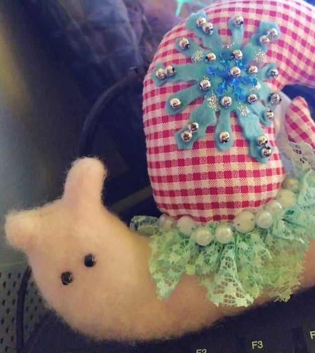 Тильда Улитка Новогодний Подарок Игрушка Новогодняя Подарок на Николая