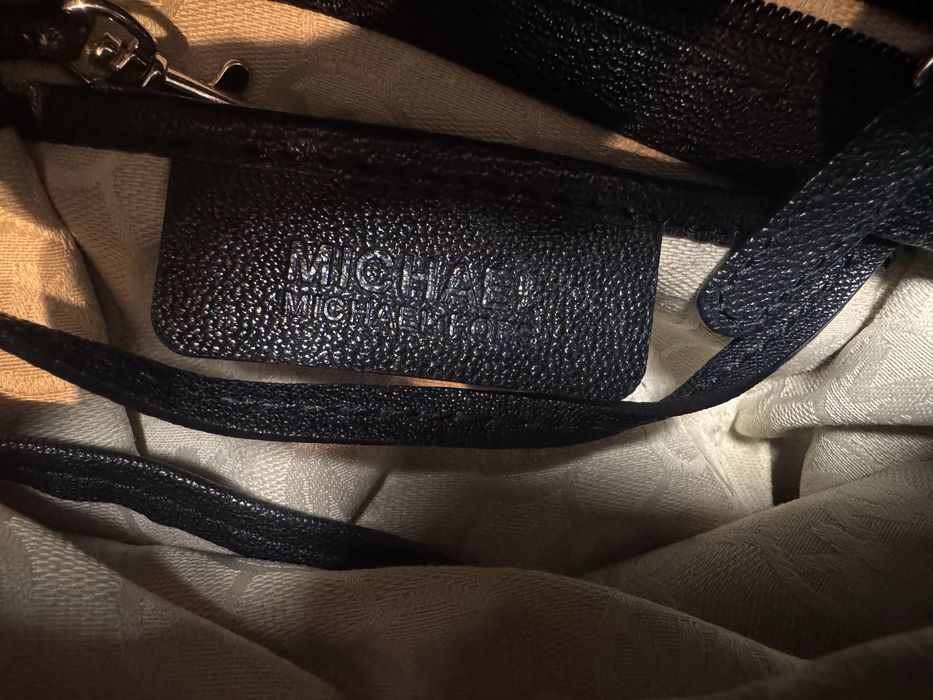 Skórzana torebka czarna | shopper | oryginalna | Okazja