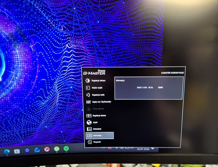 Monitor IIYAMA 34" GCB3481WQSU, Komis Jasło Czackiego
