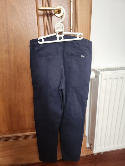 Spodnie granatowe H&M r 146