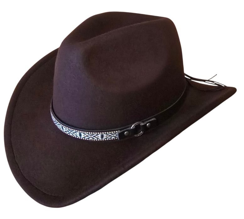 Elegancki kapelusz myśliwski, jeździecki, cowboyski w stylu USA. 57cm
