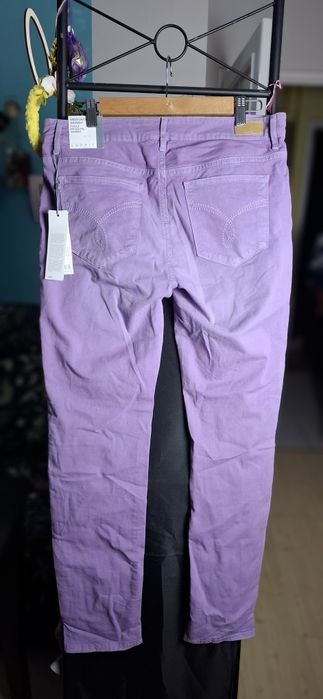 Esprit fioletowe jeansy damski L Nowe