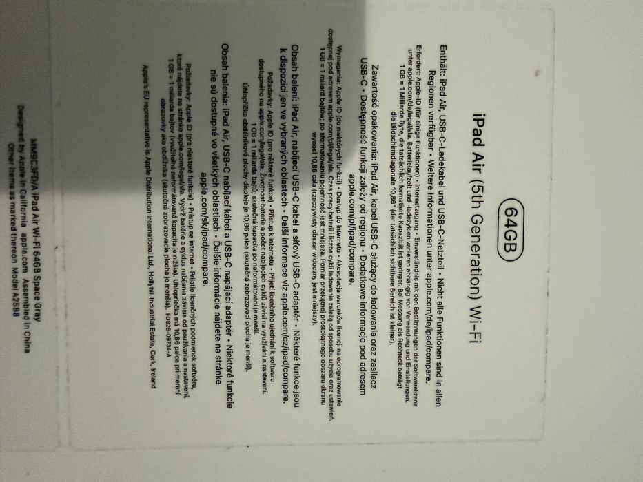 Ipad Air 5 generacji 64 GB