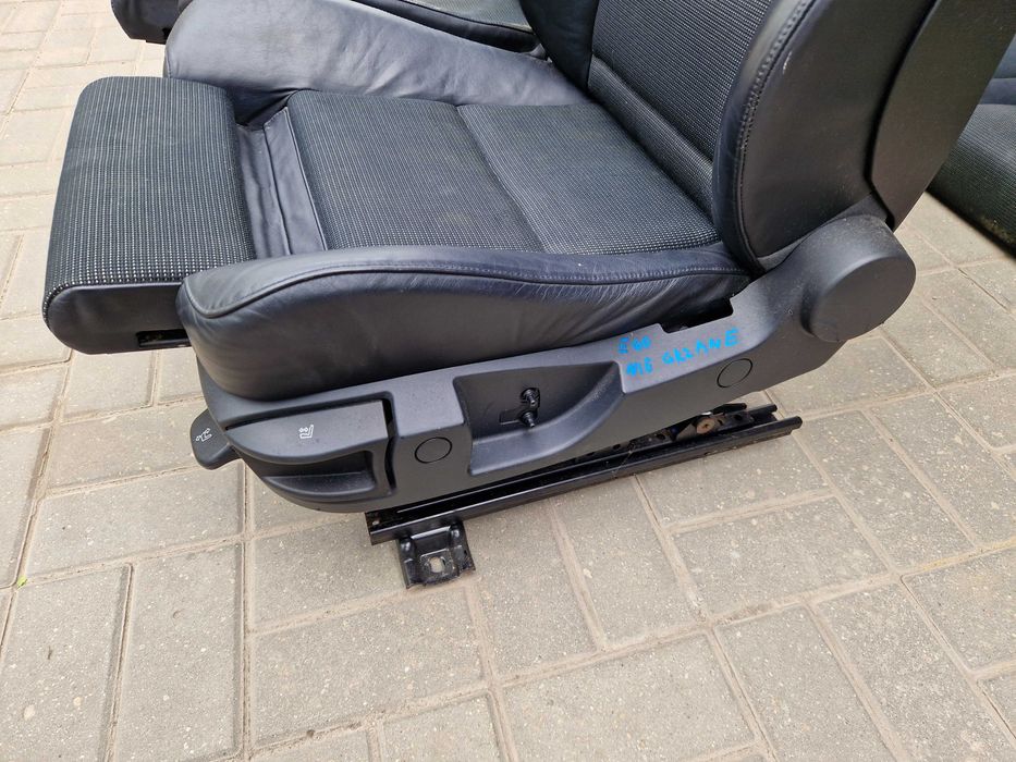 BMW 5 E60 M PAKIET Fotele SPORTY Kanapa Alcantara Skóra Boczki KPL