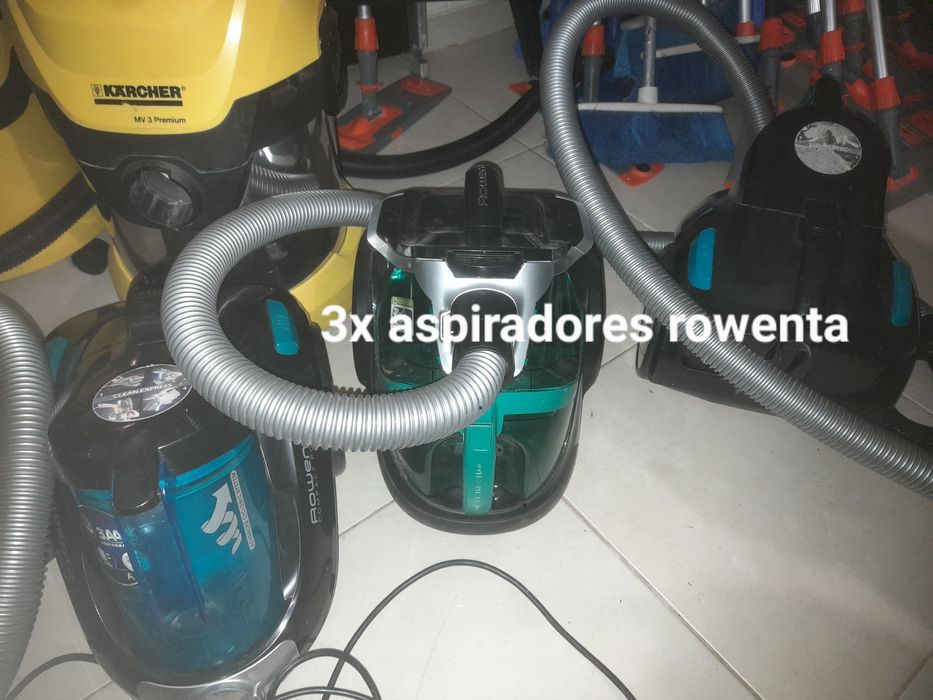 Máquinas e material de limpeza