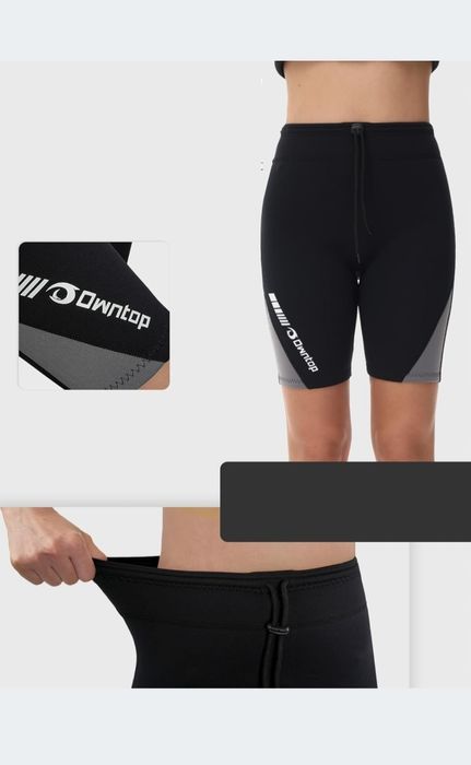 Spodnie neoprenowe dla kobiet lub meżczyzn 3mm krótkie 2XL ochrona UV