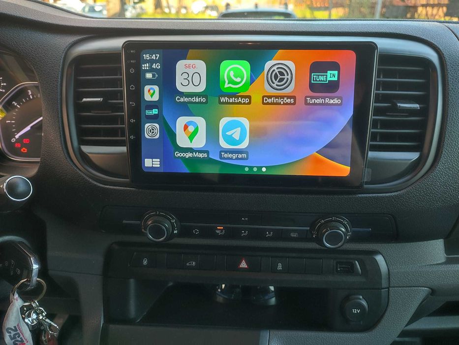 Rádio 2DIN • Jumpy/SpaceTourer • Expert/Traveller • (4/64GB) Android
