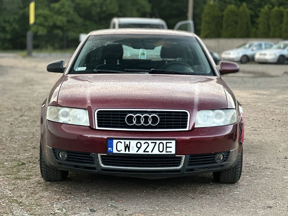 AUDI A4 B6 2003 – 1.6 BENZYNA + GAZ – KLIMATRONIC – GRZANE FOTELE