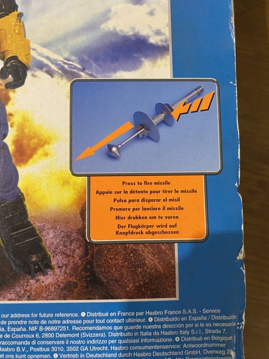 Action Man Tempest 2001 Hasbro ainda na embalagem