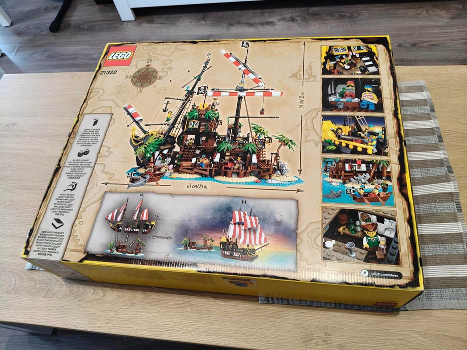 LEGO Ideas 21322 Piraci z Zatoki Barakud - oryginalnie zabezpieczony