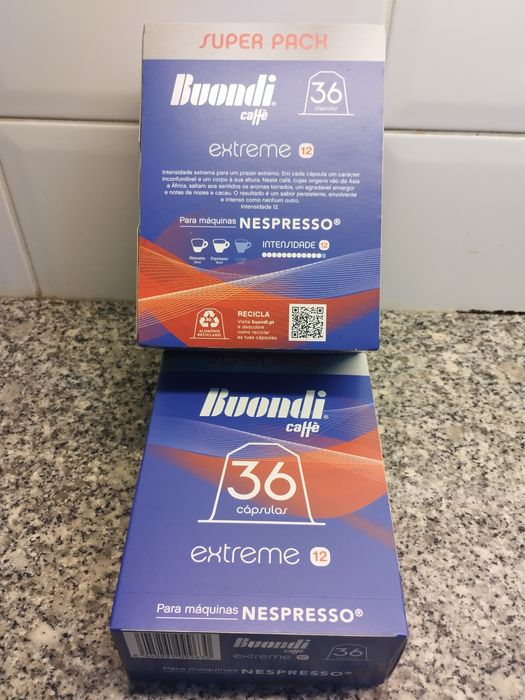 Cápsulas Buondi café