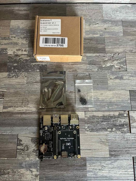 Плата розширення Geekworm SupTronics X1501 V1.0 для Raspberry Pi CM5