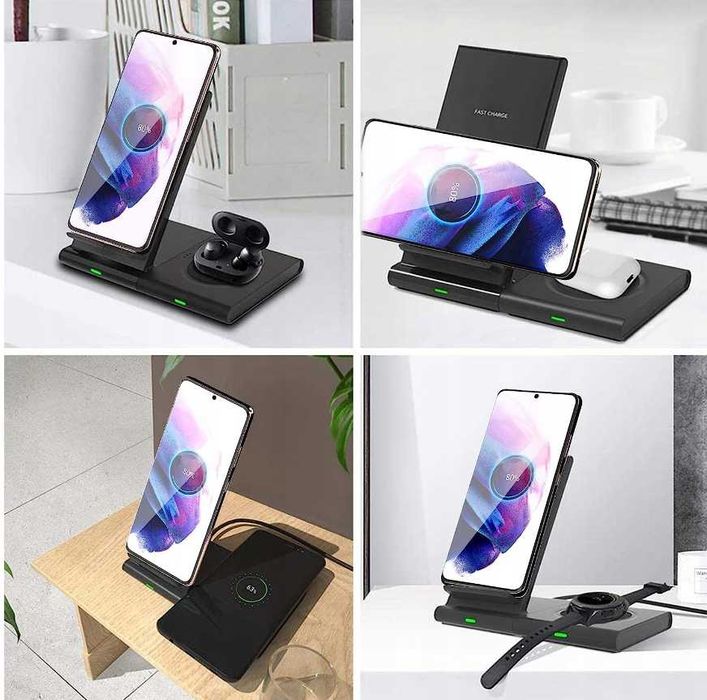 Hoidokly ładowarka Qi indukcyjna Dual Fast 2W1