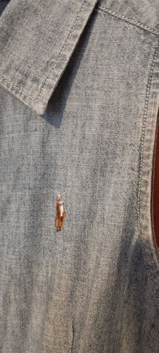 Vestido de ganga Ralph Lauren - 7 anos - COMO NOVO