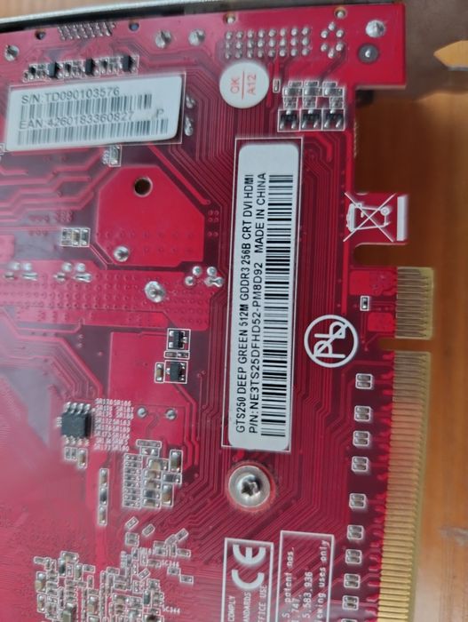 NVIDIA GeForce GTS 250 512MB — робоча