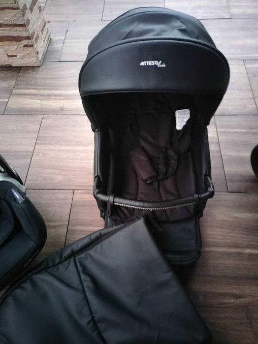 Wózek 3w1 skórzany