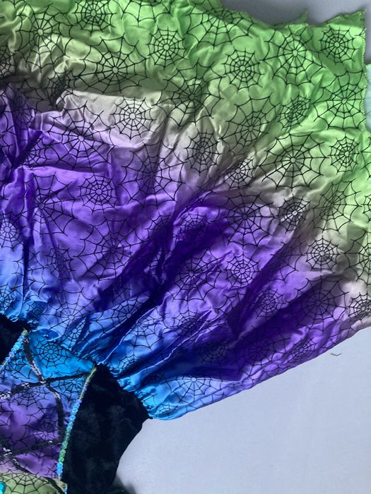 Strój karnawałowy przebranie czarownica wiedźma pajęczyca 122/128 cm