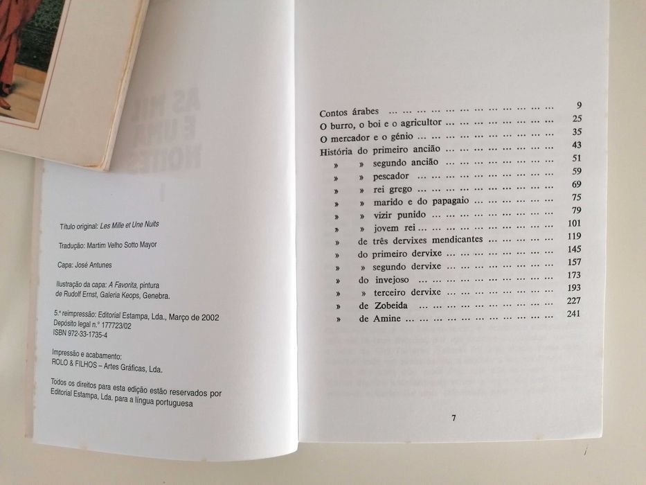 2 Livros - As Mil e Uma Noites