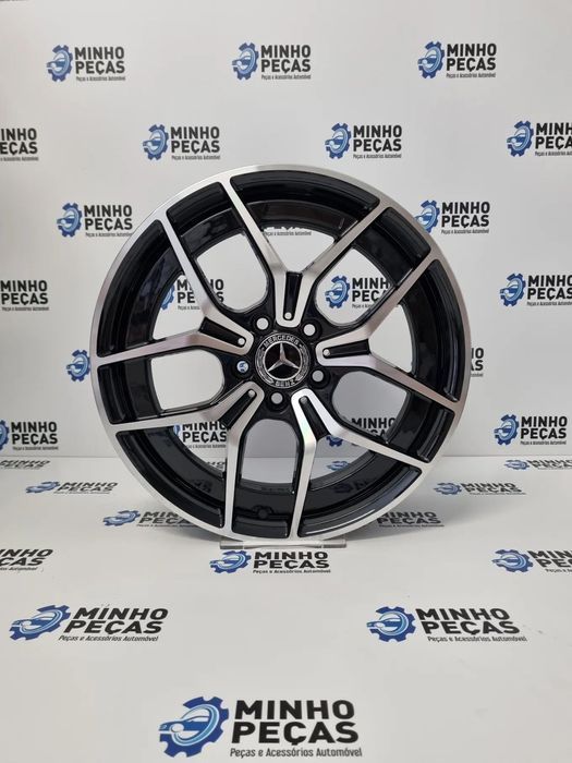 Jantes Mercedes Novo Class C e E AMG em 18 Preto Polido