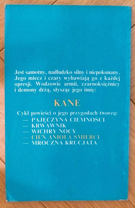 Kane Cień Anioła Śmierci Karl E Wagner Fantastyka Phantom Press