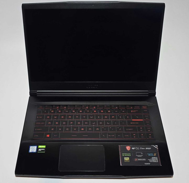 MSI GF65 Thin 9SD | i5 4x 2.4 - 4.1 GHz | GTX 1660 Ti 6GB | RAM 16GB