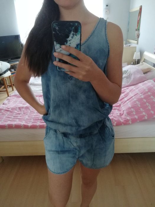 Damski kombinezon, ogrodniczki M 100% bawełna