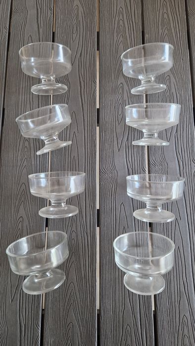 Conjunto 8 taças de vidro